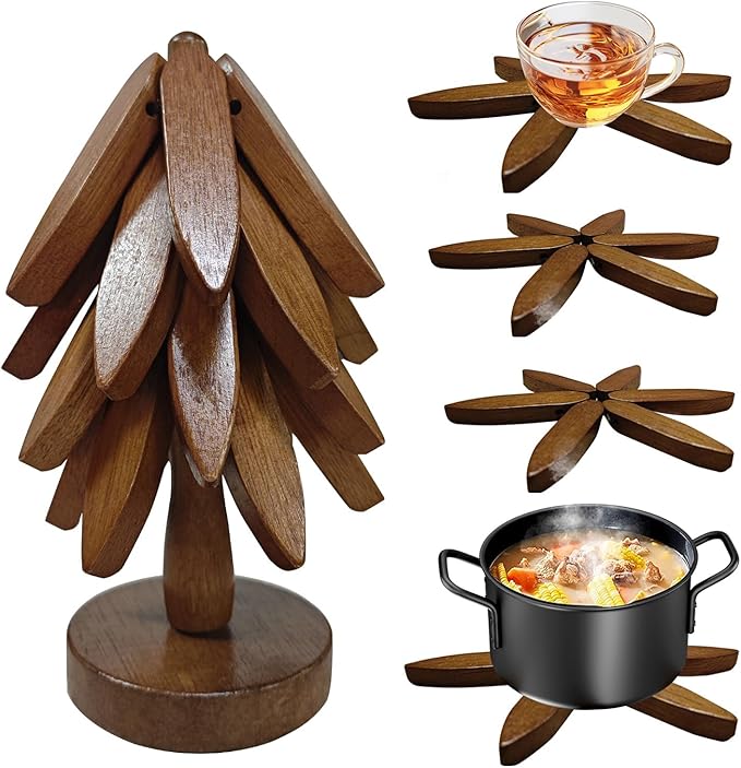 MOKUSEI – 木製ツリーデザイン鍋敷き | 鍋・カップ・急須に使えるおしゃれな断熱コースター